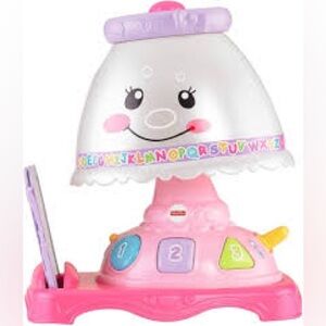 Fisher-Price Laugh & Learn My Pretty Interactive Learning Lamp Pink and Purple